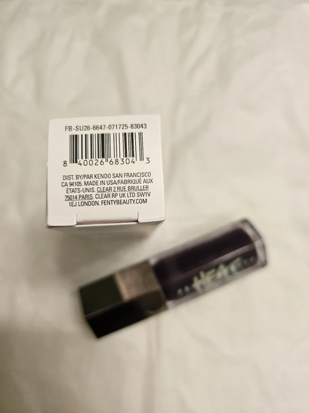 FENTY BEAUTY Gloss Bomb Heat Lip Luminizer in L.E. Purple Pepp’r - .30 oz NIB